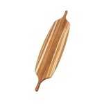 TEAKHAUS TEAKHAUS Long Canoe Board w/2 Handles 32x8.5x.5