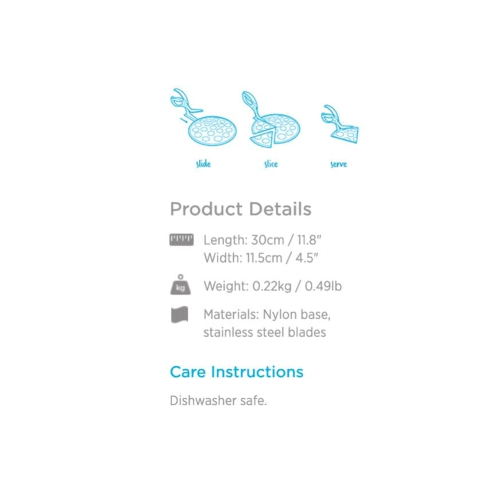 DREAMFARM DREAMFARM Scizza Pizza Scissors - Black