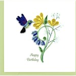 QCARD QCARD Hummingbird Bday