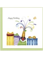 QCARD QCARD  BDay Champagne