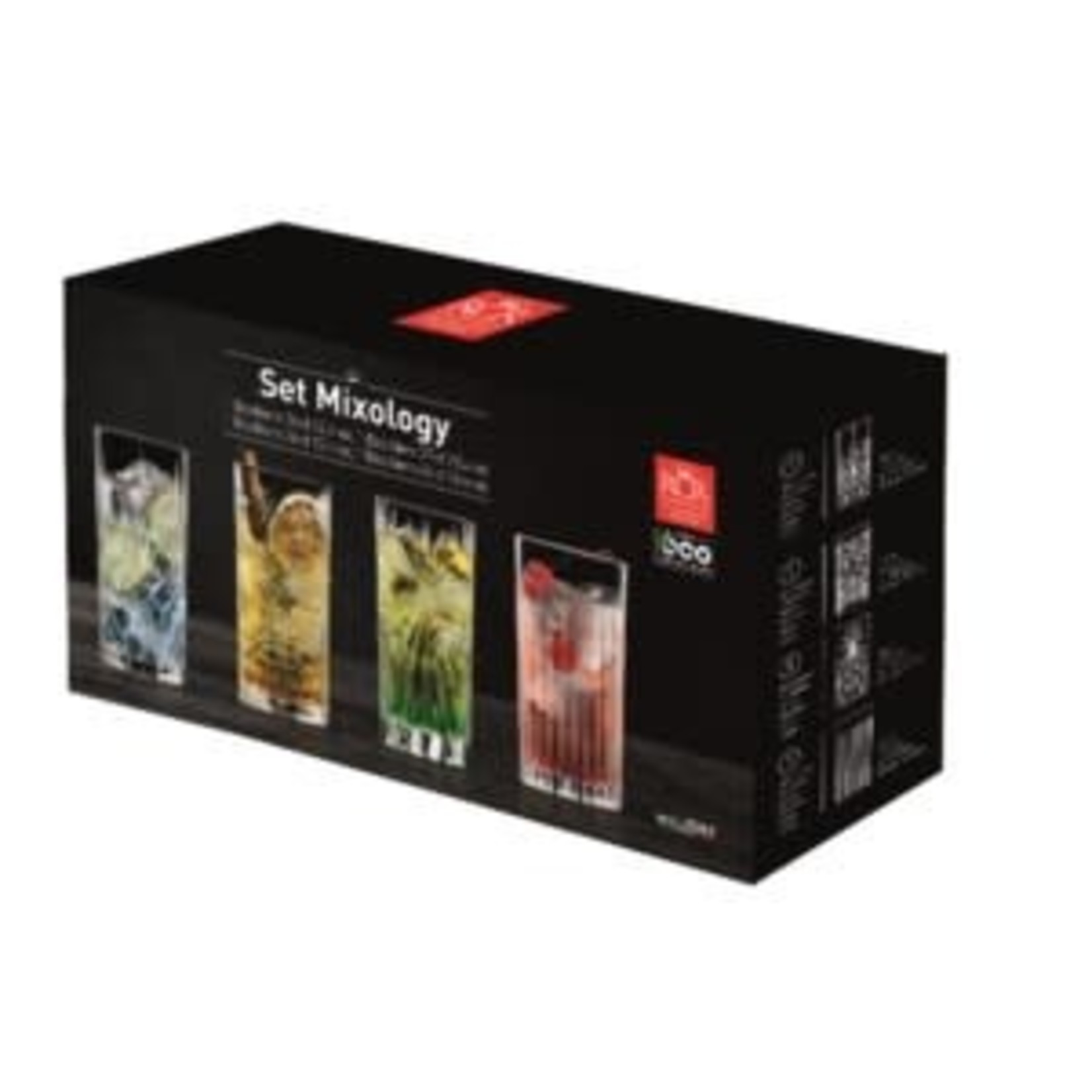 RCR RCR Mixology Highball Assorted S/4 DISC