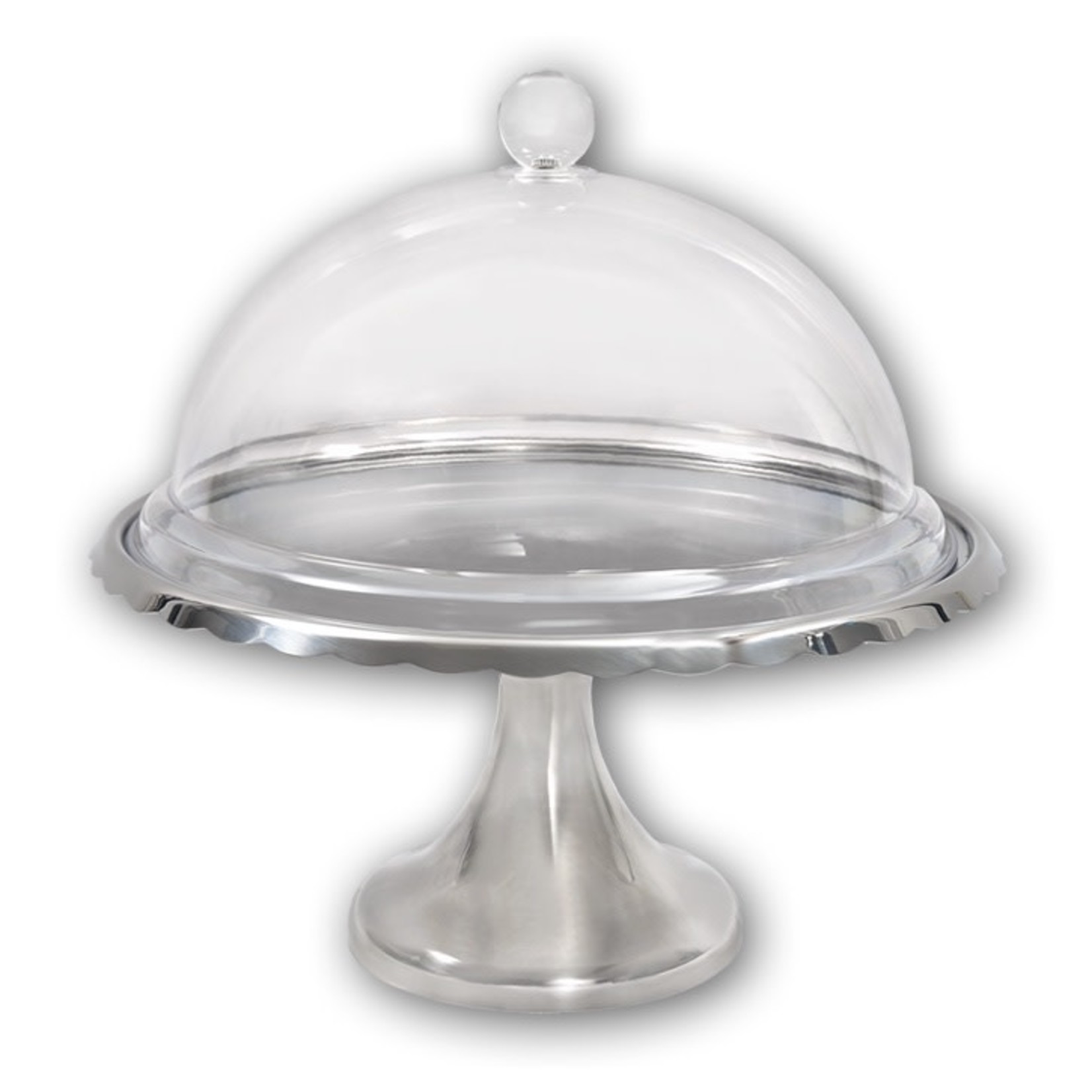 SARA DOLCE SARA DOLCE Cake Stand with Cover 10" - Stainless
