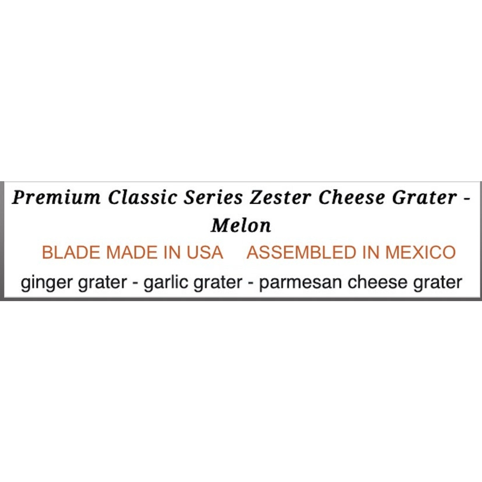 MICROPLANE MICROPLANE Premium Fine Zester / Cheese Grater