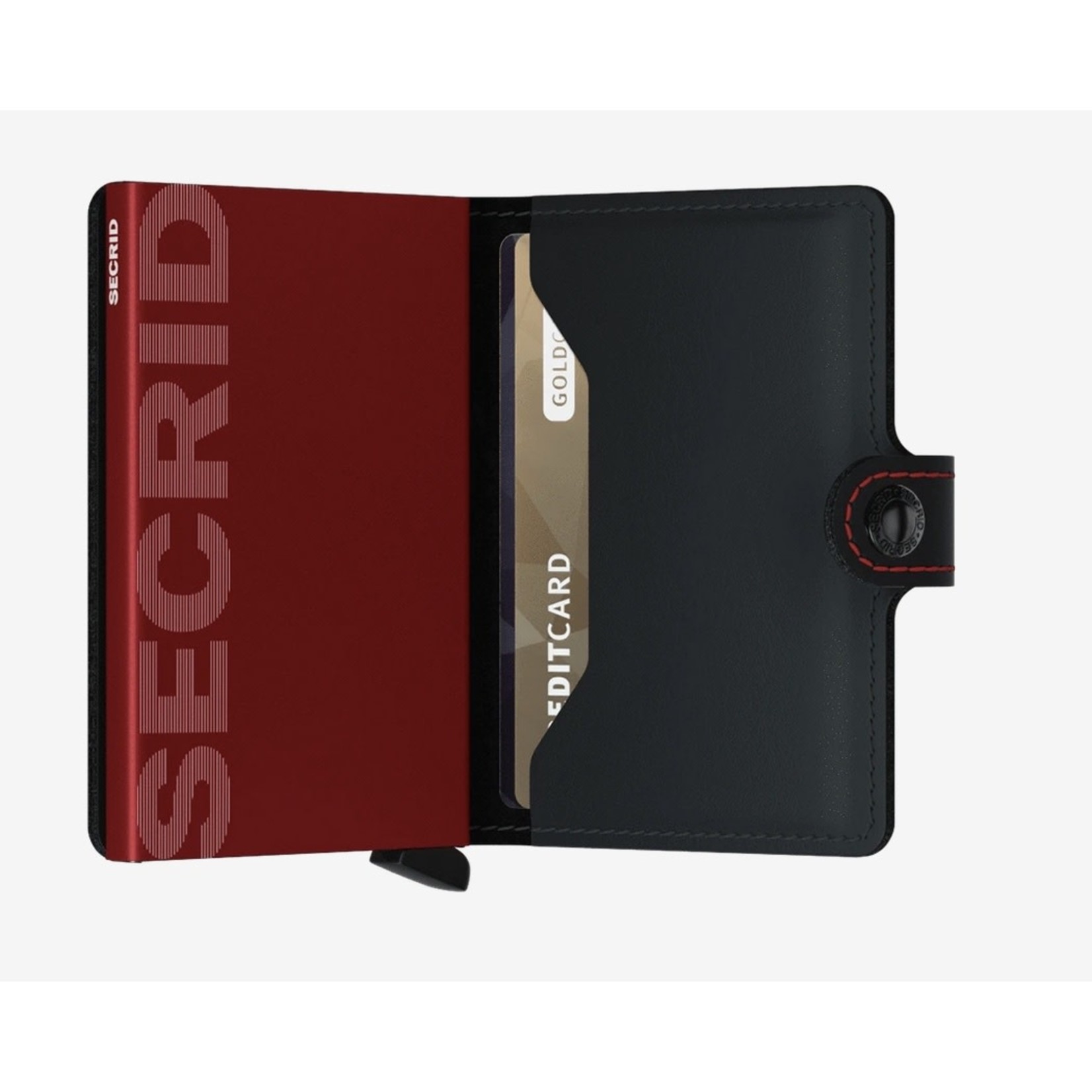 SECRID SECRID Miniwallet - Matte Black & Red