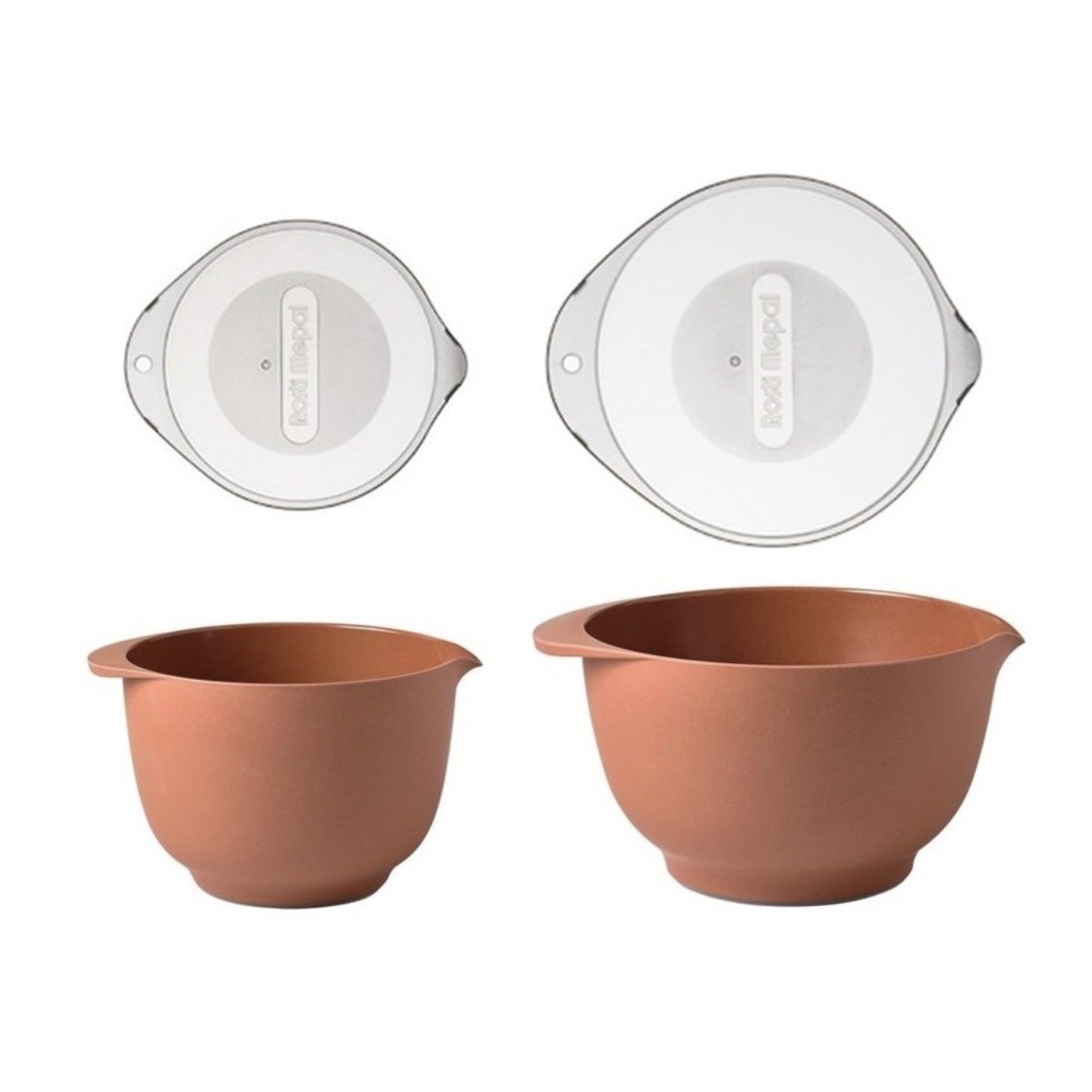 ROSTI MEPAL Margrethe Bowl  Lid Set Pebble Terra 2&3 QT - DISC