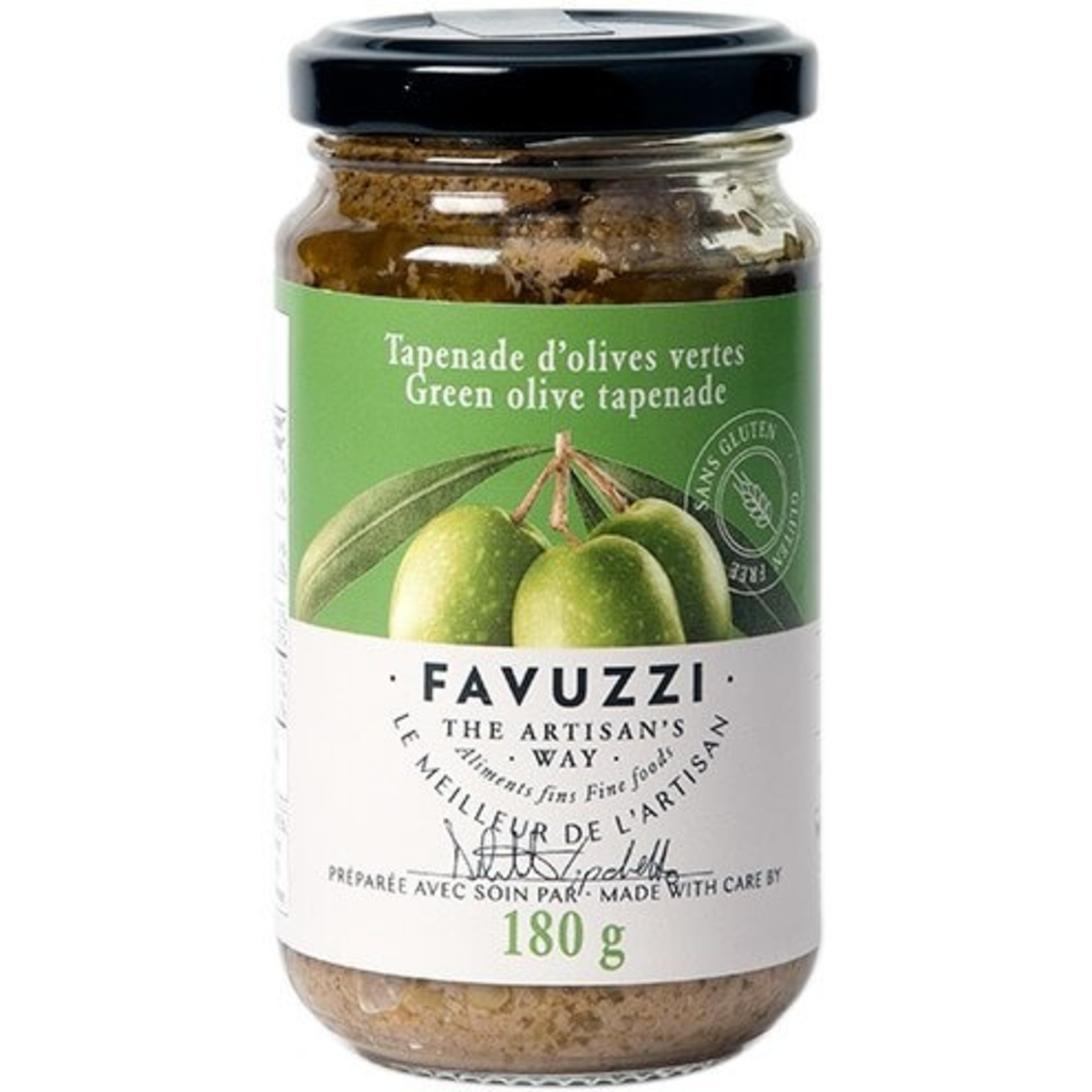 FAMIGLIA FAVUZZI FAVUZZI Green Olive Tapenade 180g