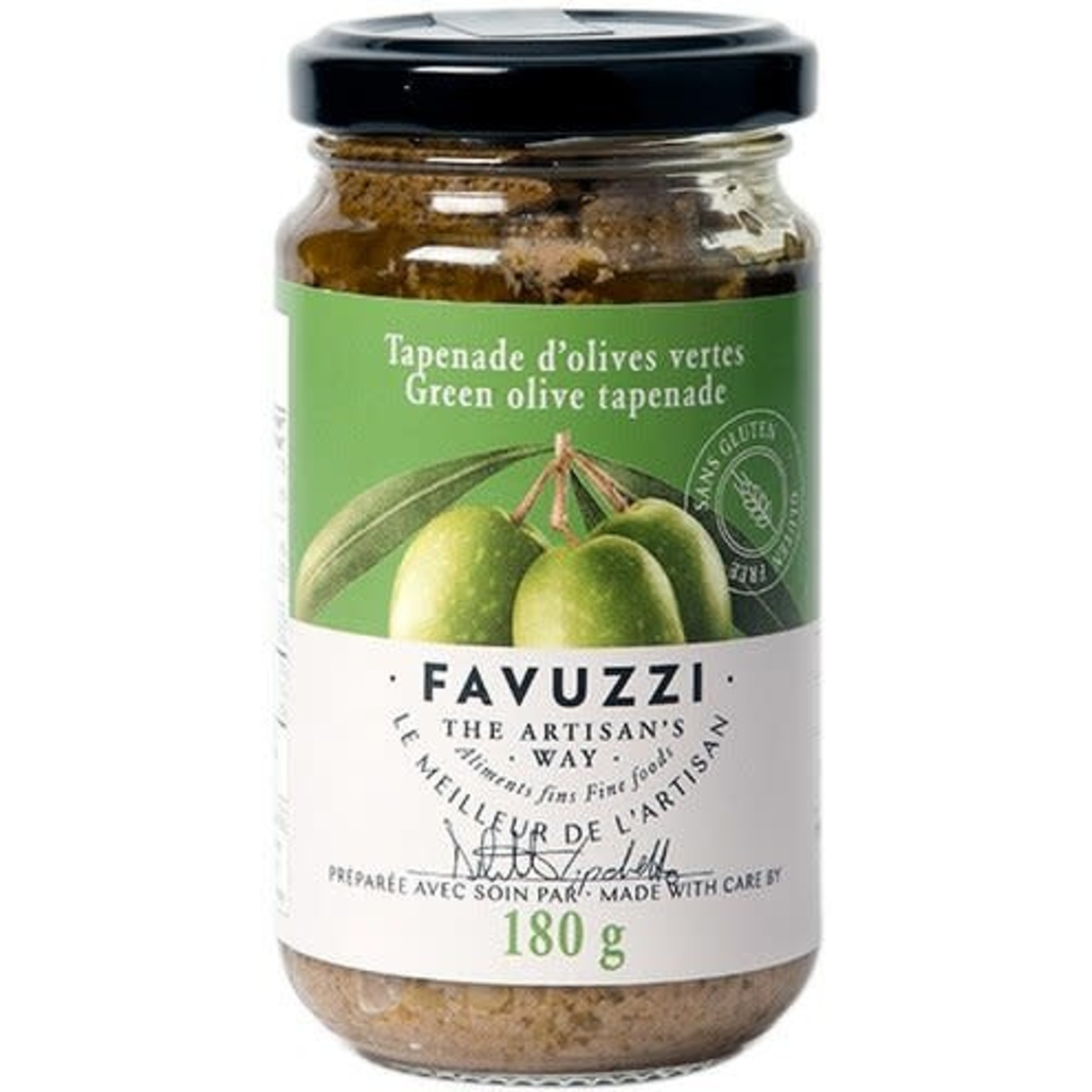 FAMIGLIA FAVUZZI FAVUZZI Green Olive Tapenade 180g