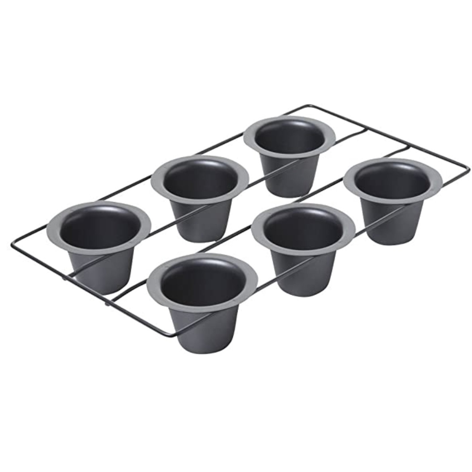 CHICAGO METALLIC Popover Pan 6 Cup Kitchen Therapy