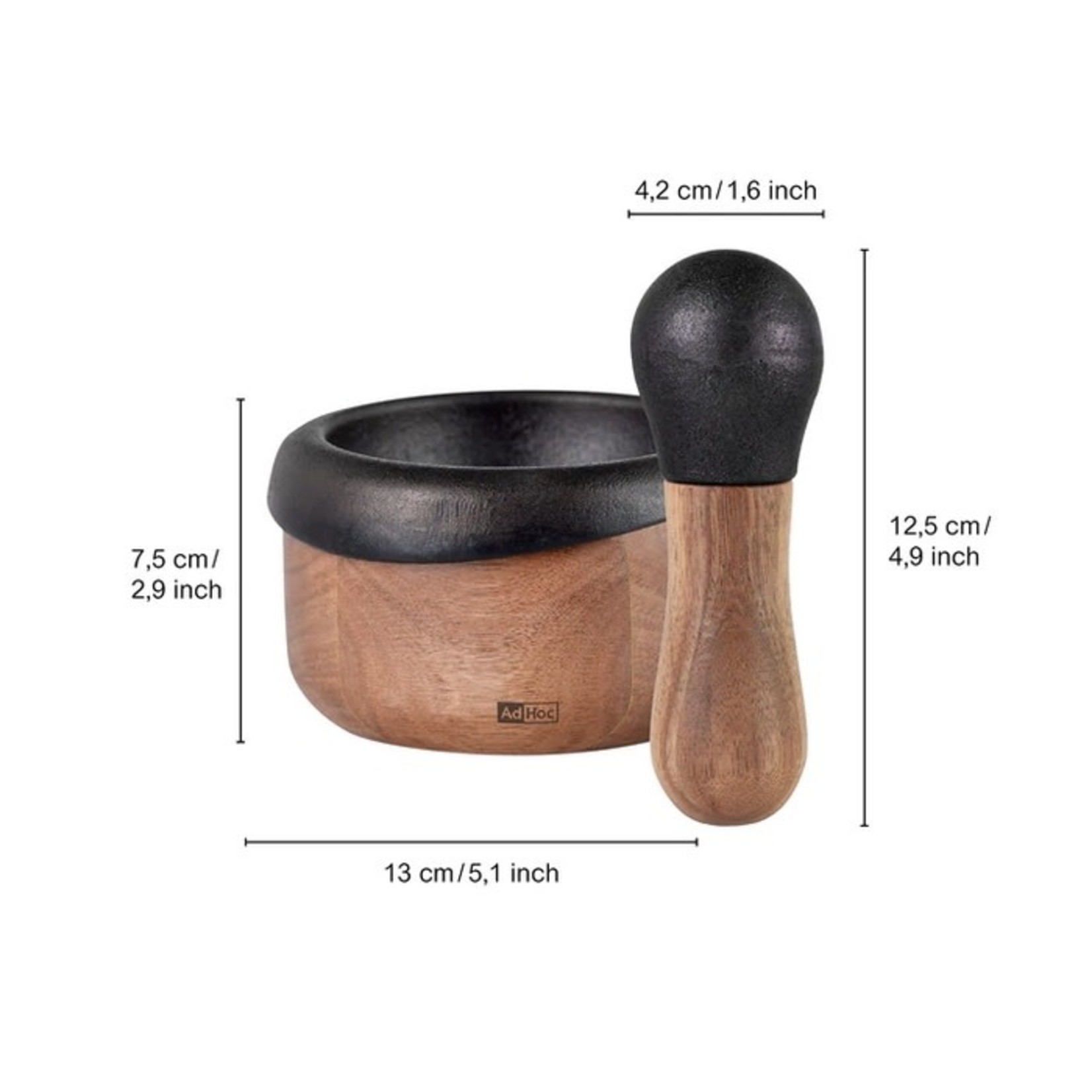 ADHOC ADHOC Crush Mortar & Pestle