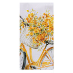 KAYDEE DESIGNS KAYDEE Toss Dual Purpose Tea Towel - Sweet Home Yellow Bike