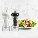 TRUDEAU TRUDEAU Salt and Pepper Mill Set 6" Black/White