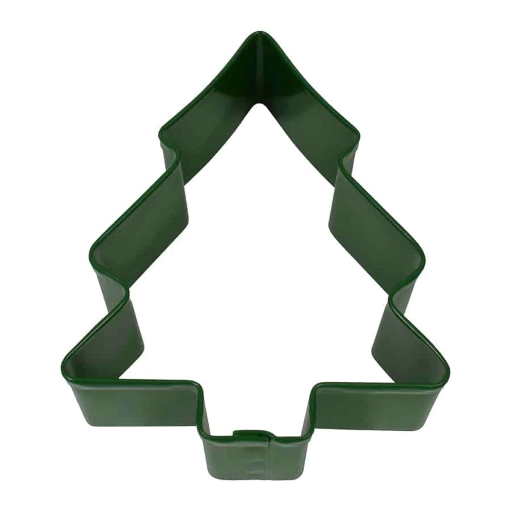 R&M INTERNATIONAL R&M Cookie Cutter Snow Covered Tree 3.5” Green