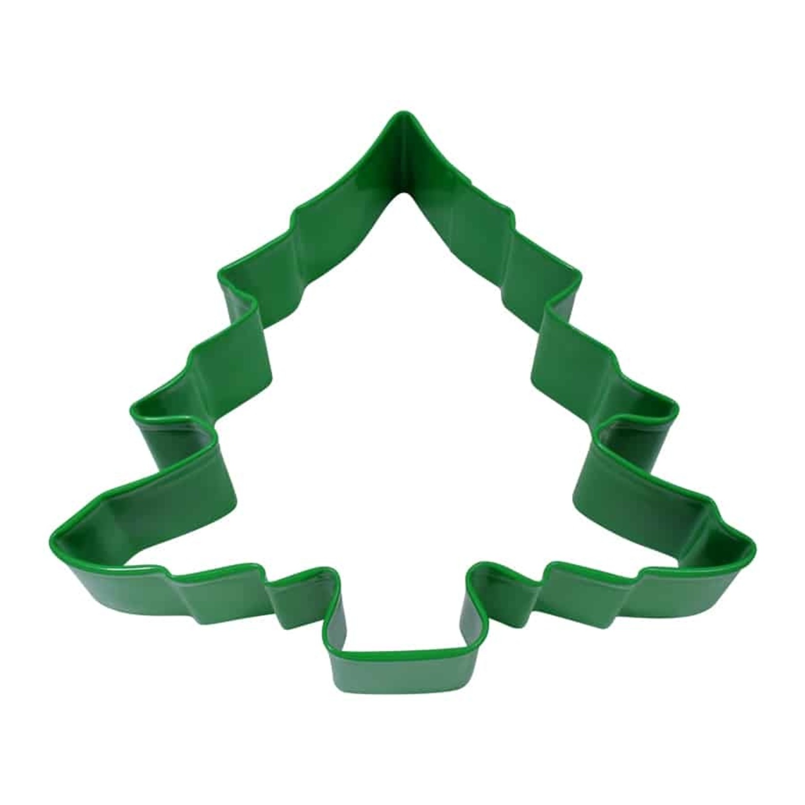 R&M INTERNATIONAL R&M Cookie Cutter Christmas Tree 5” Bright Green