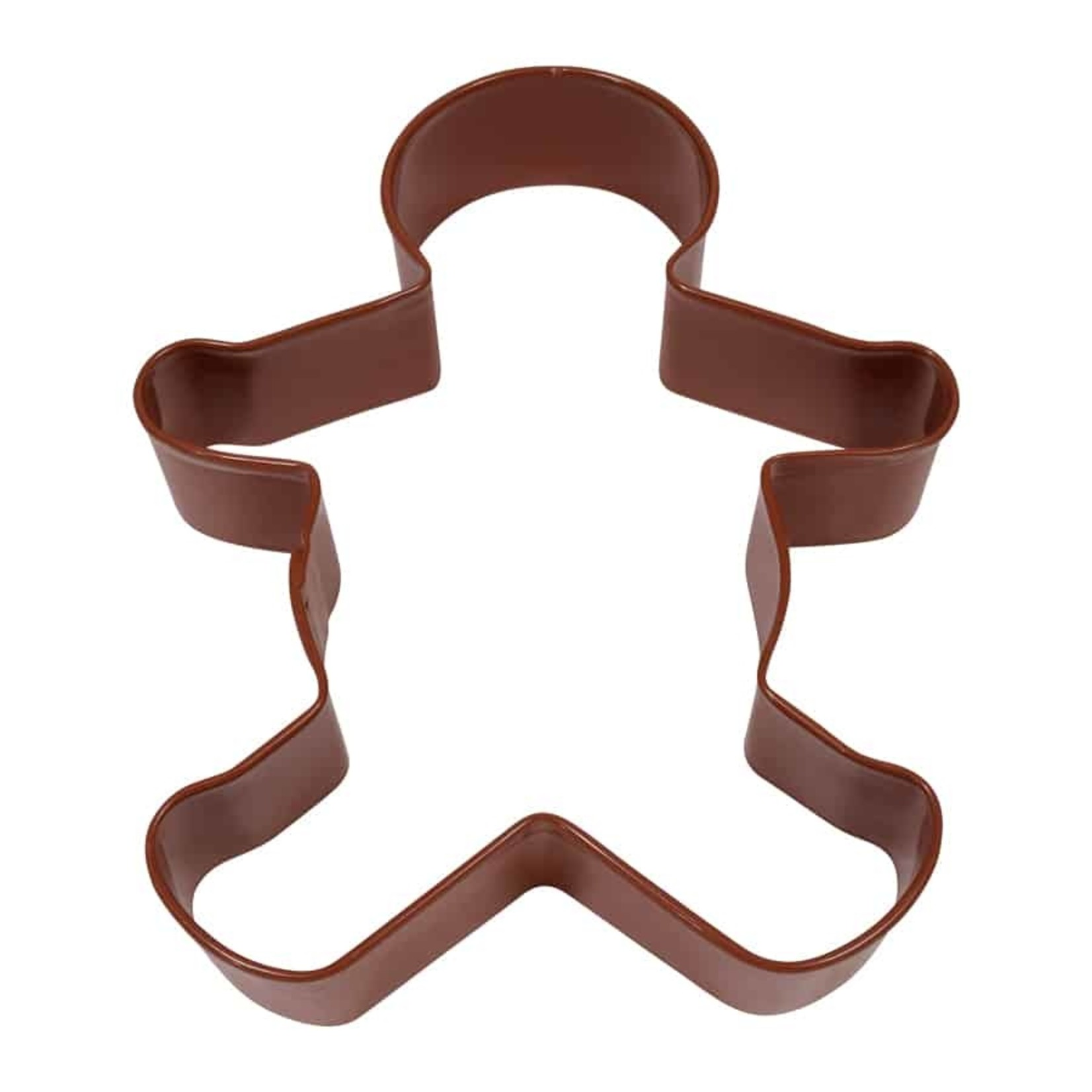 R&M INTERNATIONAL R&M Cookie Cutter Gingerbread Boy 5” Brown