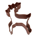 R&M INTERNATIONAL R&M Cookie Cutter Reindeer Standing 4” Brown