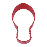 R&M INTERNATIONAL R&M Cookie Cutter Light Bulb Holiday 4.25” Red