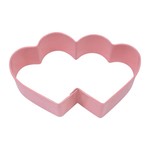 R&M INTERNATIONAL R&M Cookie Cutter Double Heart Pink DNR