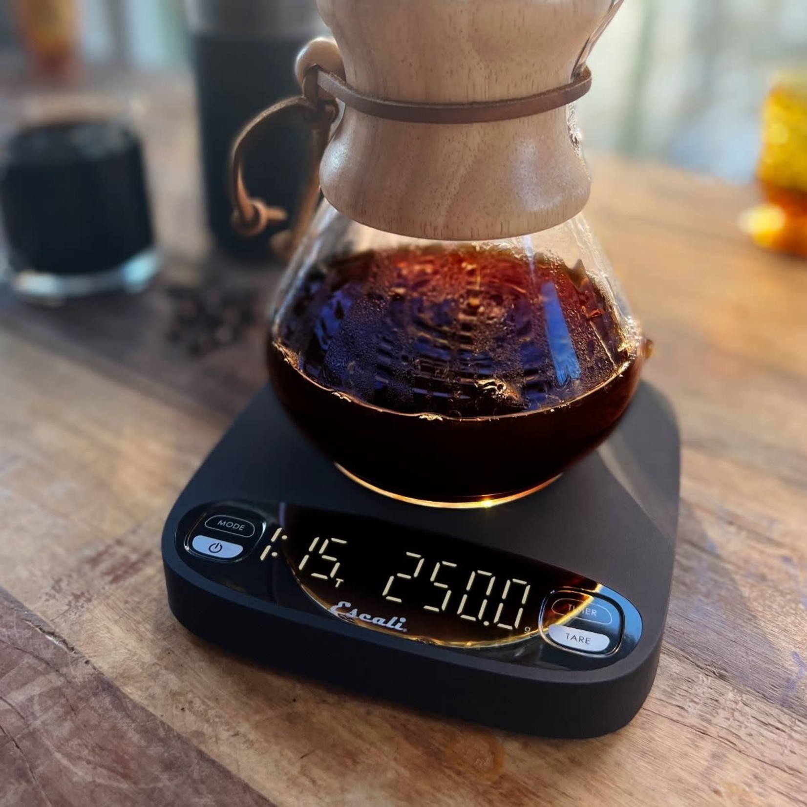 ESCALI ESCALI Versi Digital Coffee Scale 6.6lb/3kg - Black