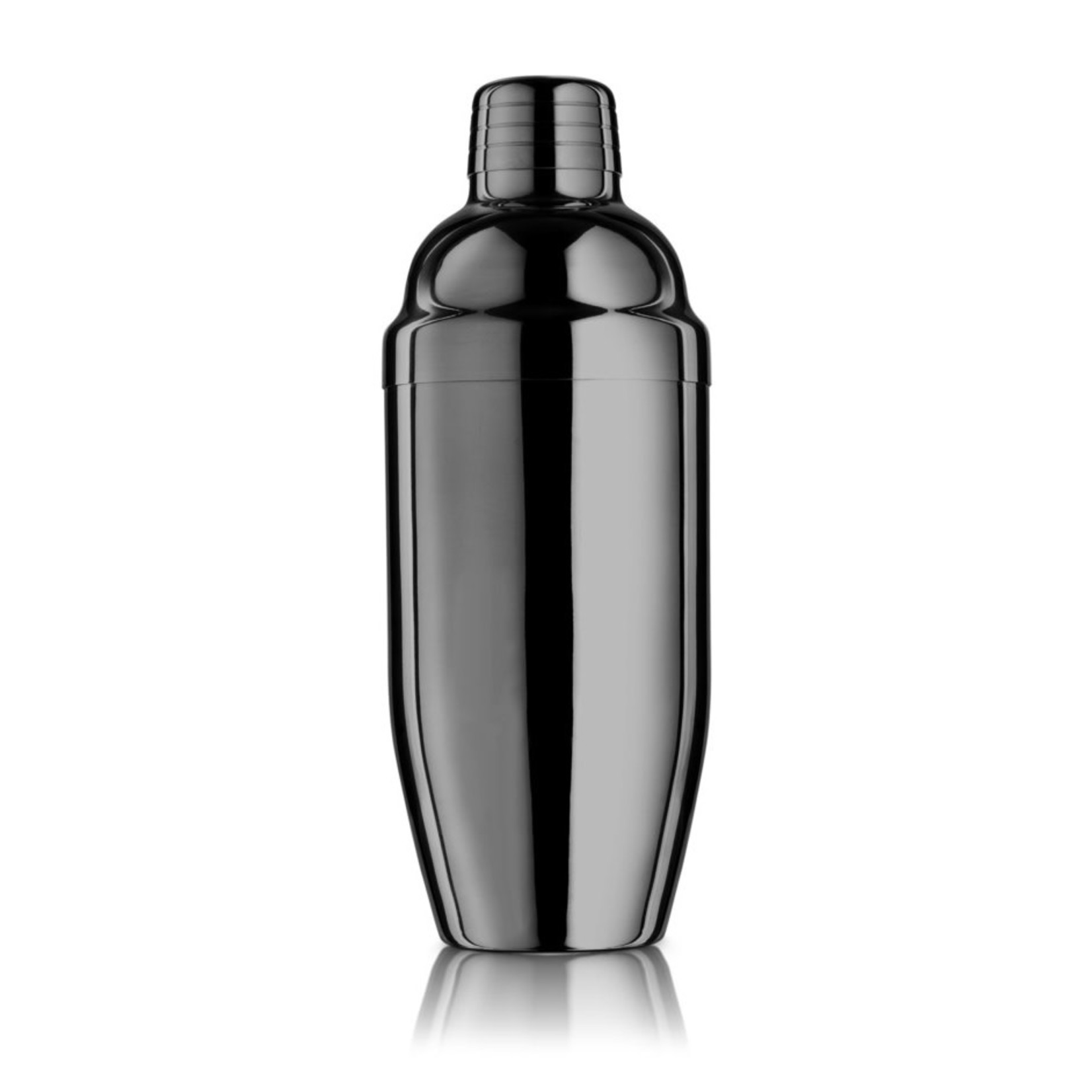 FINAL TOUCH FINAL TOUCH Martini Double Wall Stainless Steel Shaker - Black Chrome