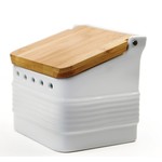 RSVP RSVP Stoneware Garlic Keeper White