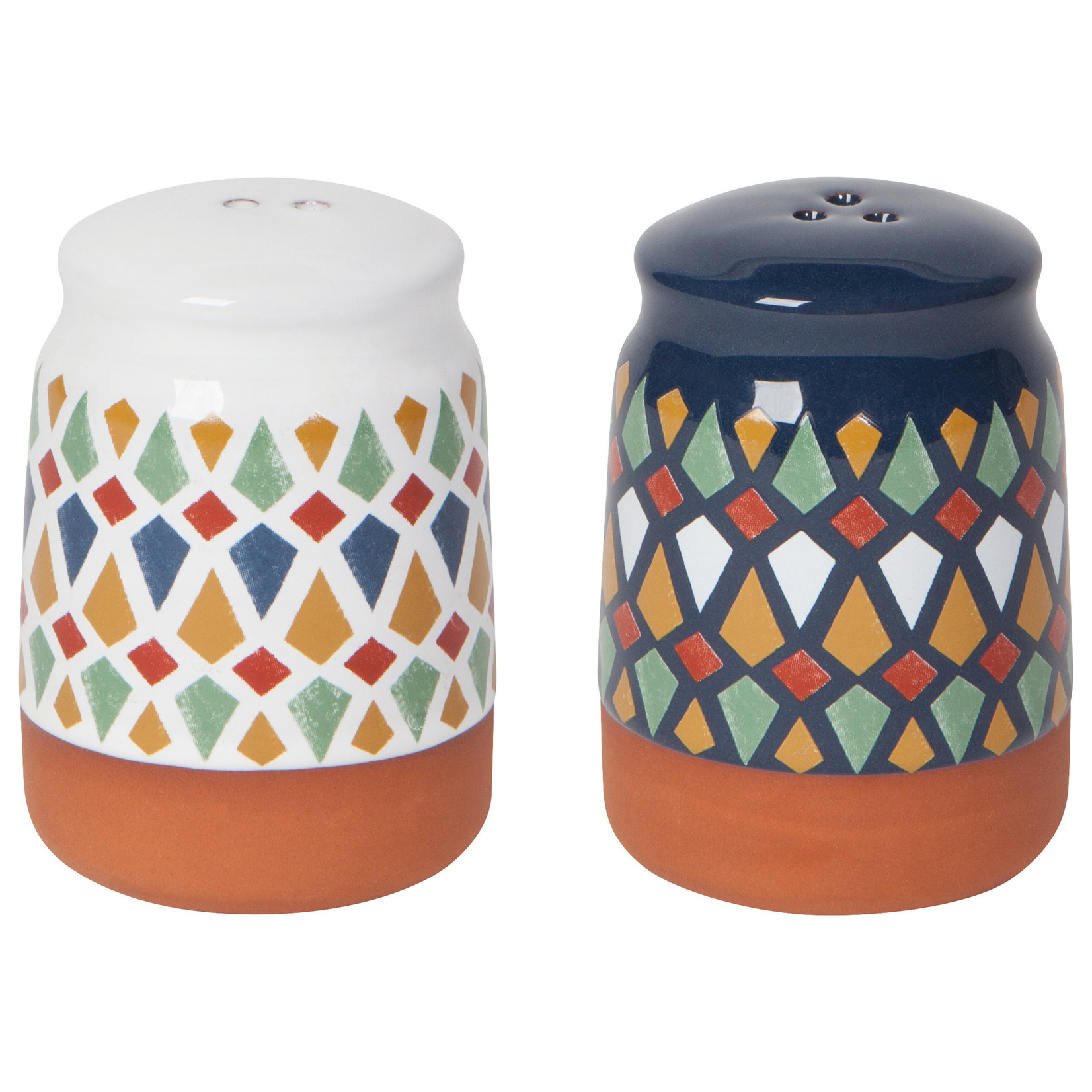 HEIRLOOM HEIRLOOM  Salt & Pepper Kaleidoscope S/2