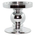 TWILIGHT TWILIGHT Estelle Large Pillar Holder - Silver