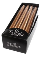 TWILIGHT TWILIGHT Metallic Taper Candle 10" - Copper