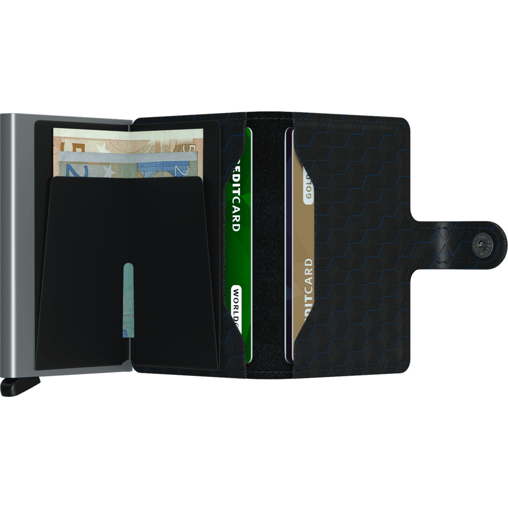 SECRID SECRID Miniwallet Optical - Black Titanium