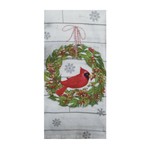 KAYDEE DESIGNS KAYDEE Dual Purpose Terry Tea Towel - Winterberry Garden Wreath