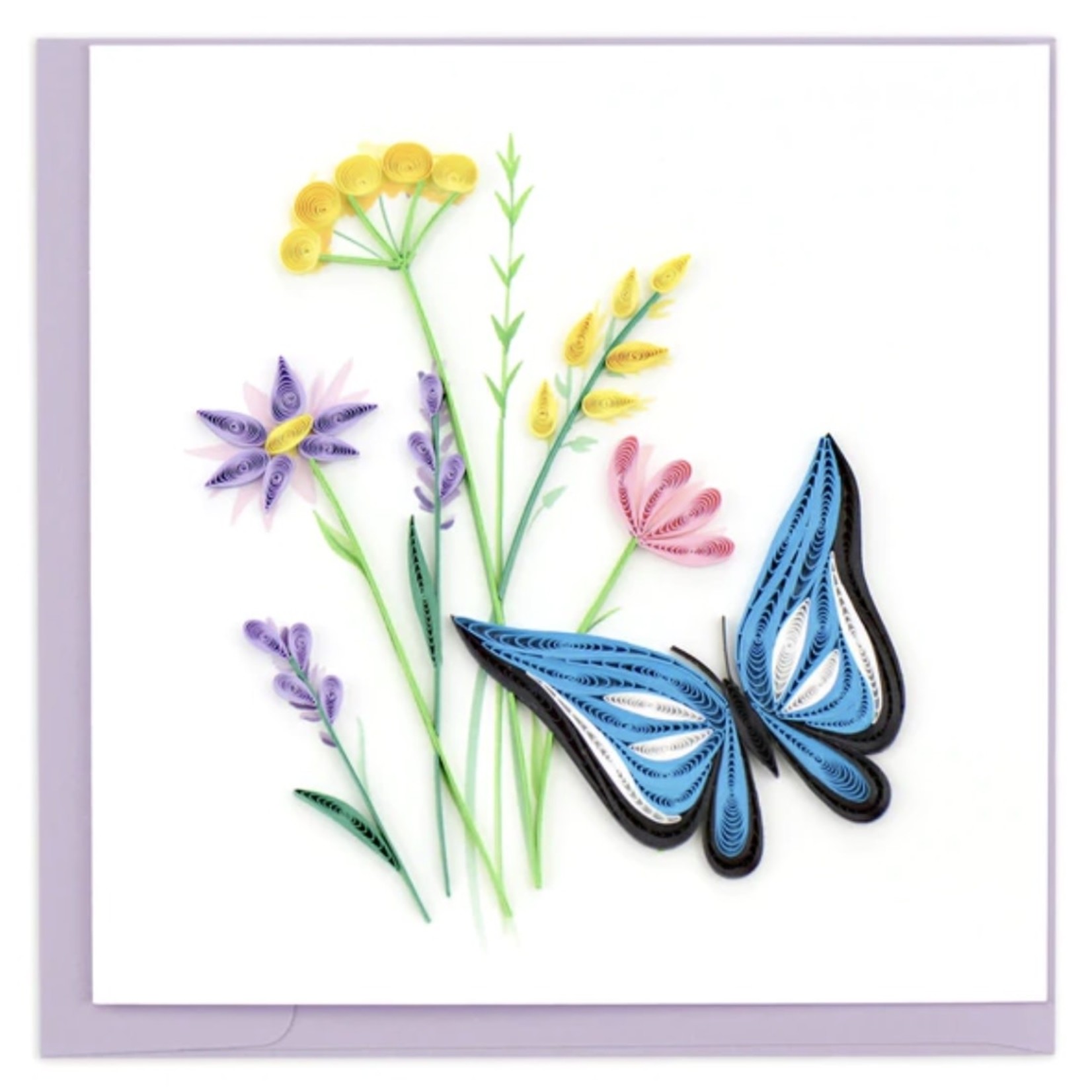 QCARD QCARD Butterfly and WildFlower