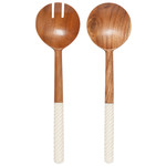 HEIRLOOM HEIRLOOM Acacia Wood & Resin Salad Servers