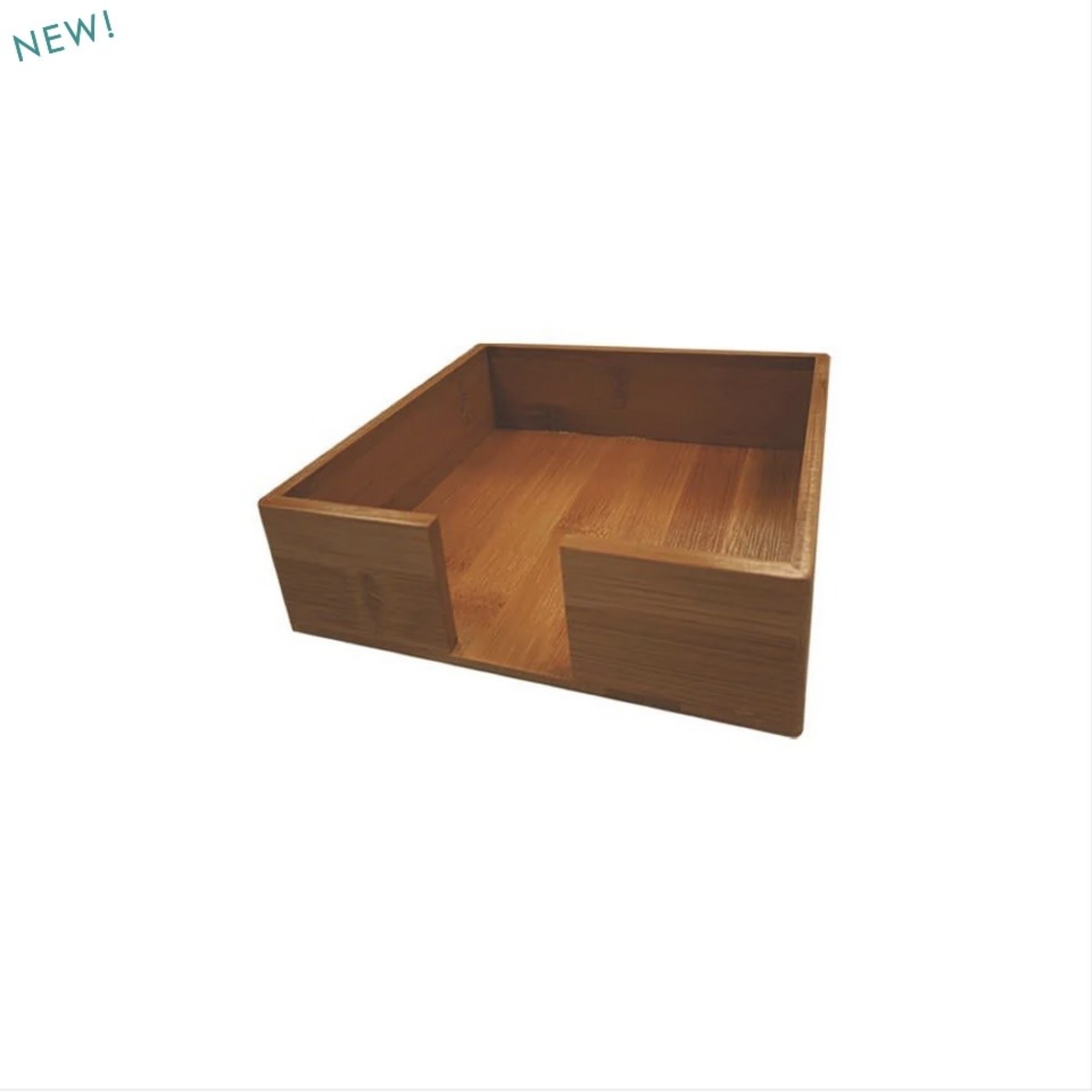 PAPER PRODUCTS DESIGN PPD Cocktail Napkin Caddy- Chestnut