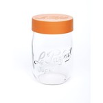 PORT STYLE LE PARFAIT Screw Top Jar 3000ml/96oz Orange