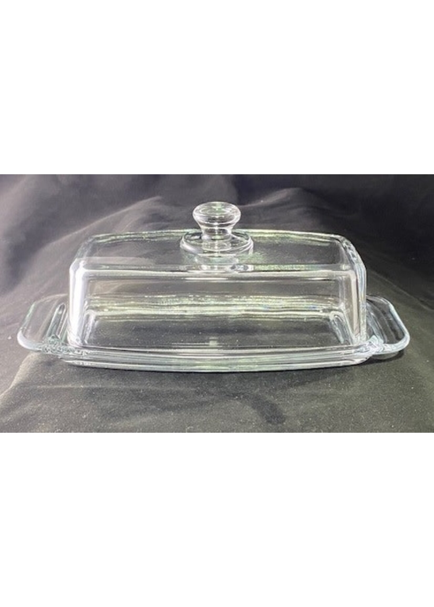 ANCHOR ANCHOR  Whitman Glass Butter Dish