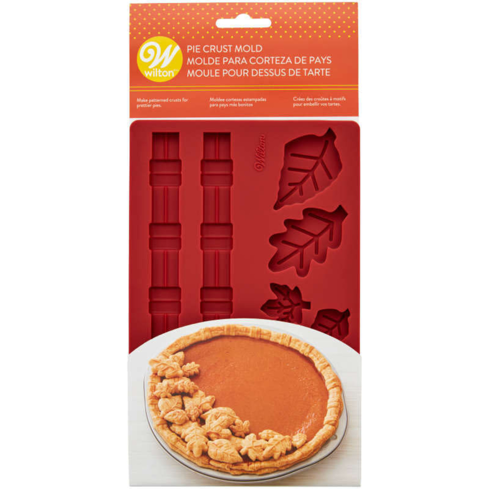WILTON WILTON Pie Crust Shaper Silicone - Autumn - DNR