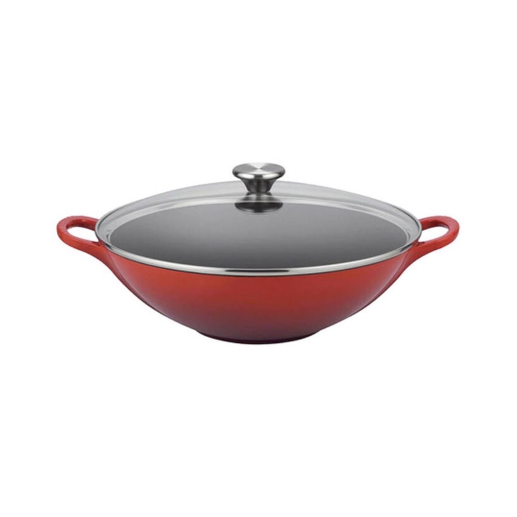 LE CREUSET LE CREUSET Classic Wok With Glass Lid 4.5L - Cherry