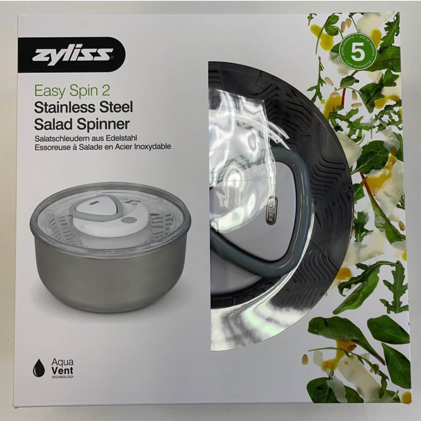 ZYLISS ZYLISS Easy Spin 2  Stainless Steel -Salad Spinner