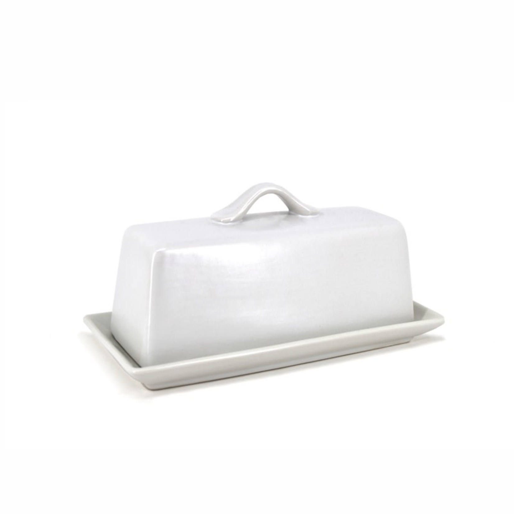 BIA Park West Butter Dish -White