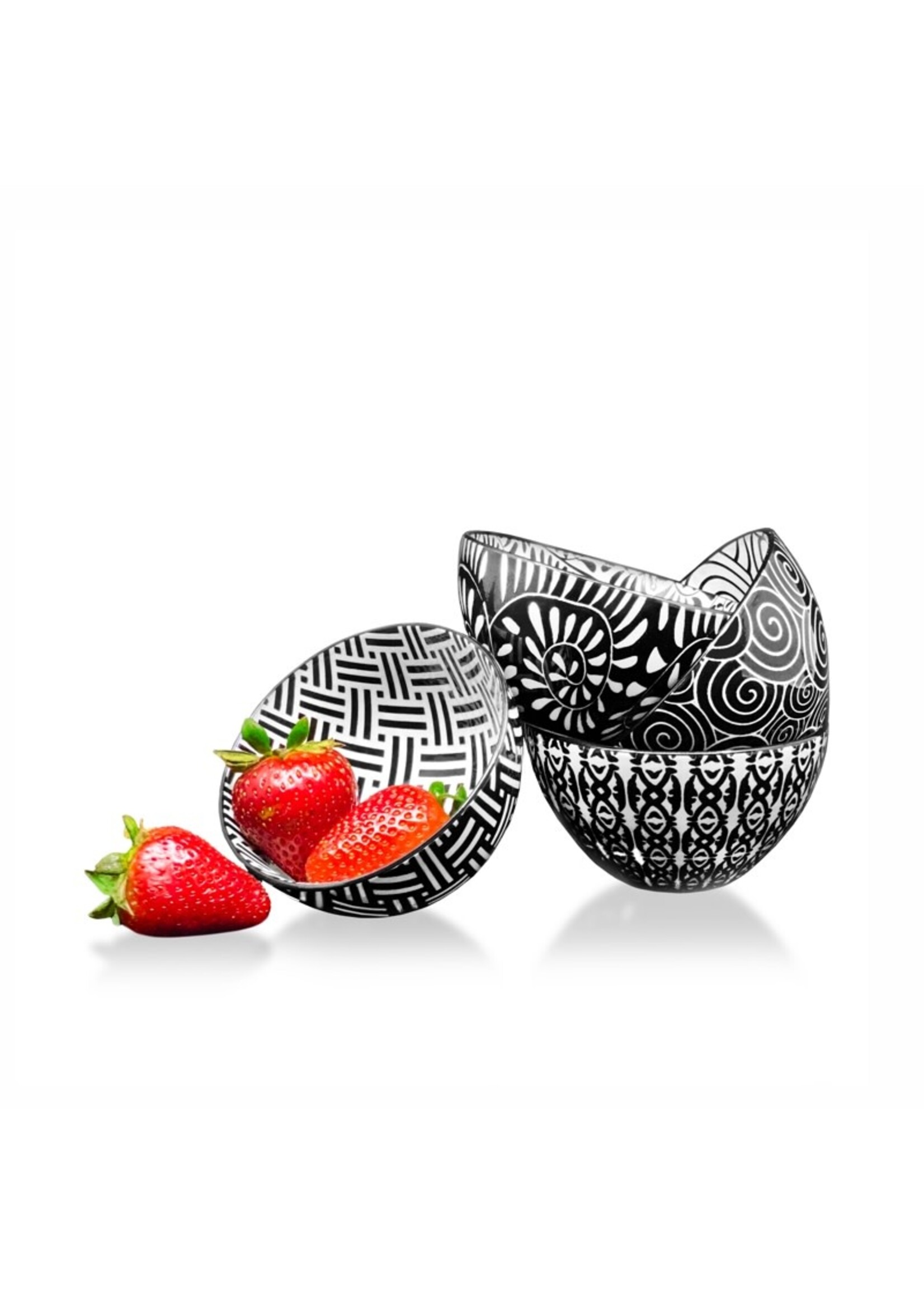 BIA Dip Bowl Assorted- Black/White