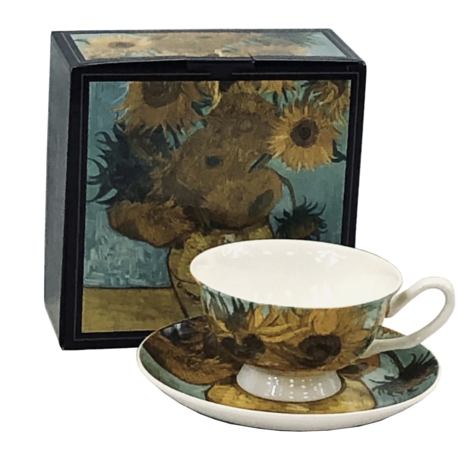 MCINTOSH MCINTOSH Tea Cup & Saucer - Van Gough Sunflowers