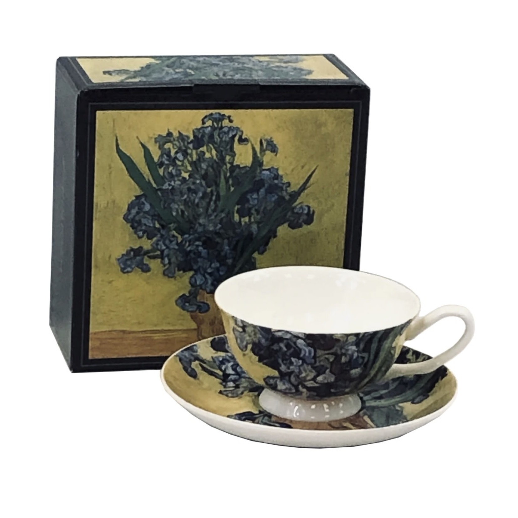 MCINTOSH MCINTOSH Tea Cup & Saucer - Van Gough Irises