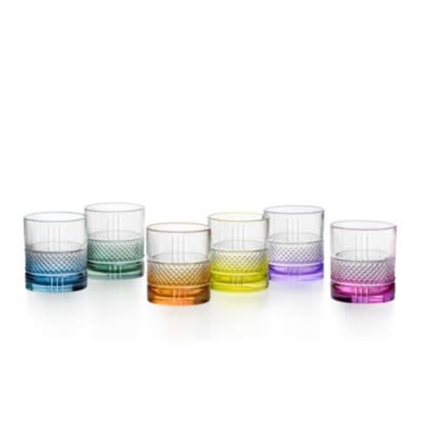 RCR RCR Brillante Colour OF Tumbler Set of 6