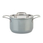 ALL CLAD ALL CLAD Fusiontec 4qt Soup Pot With Lid- Platinum REG $438.99 DNR