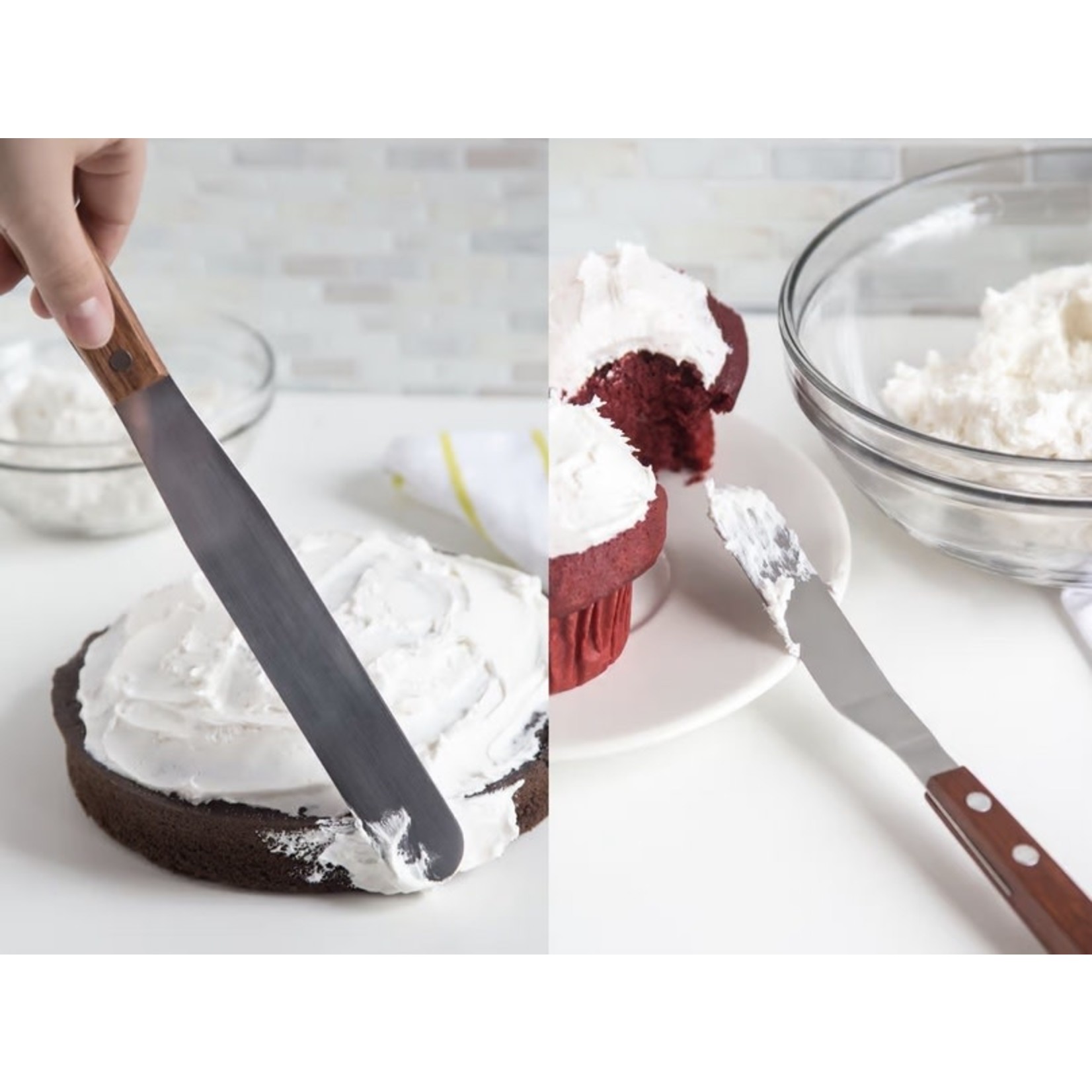 FOX RUN FOX RUN Off Set Icing Spatula 8" & 13"