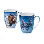 MCINTOSH MCINTOSH Santa Clause Mugs S/2