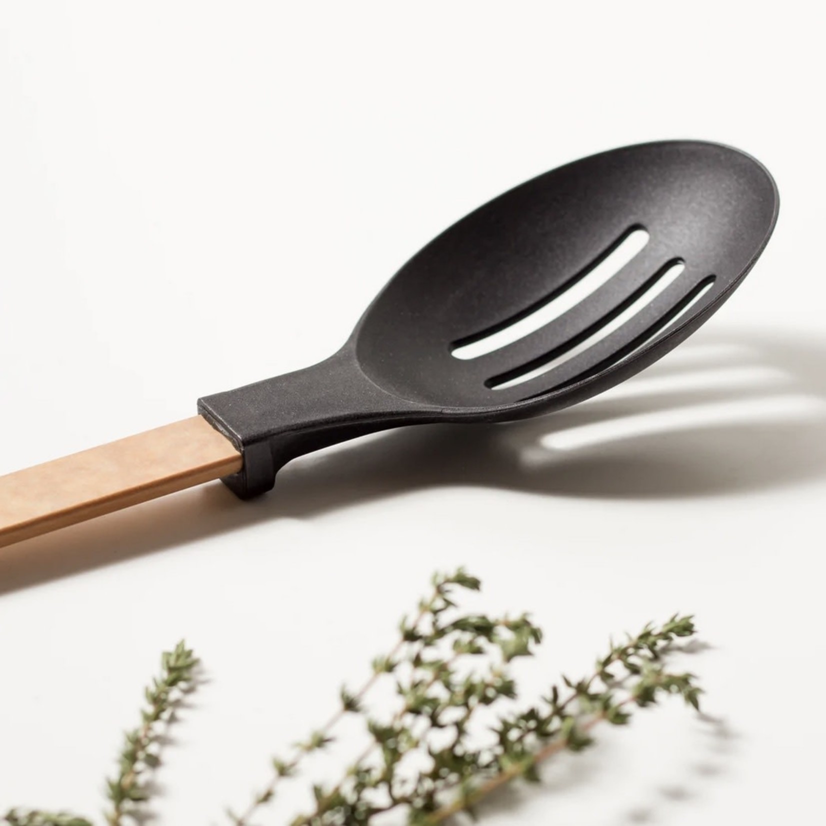 EPICUREAN EPICUREAN Gourmet Series Nylon Slotted Spoon -Natural/Slate