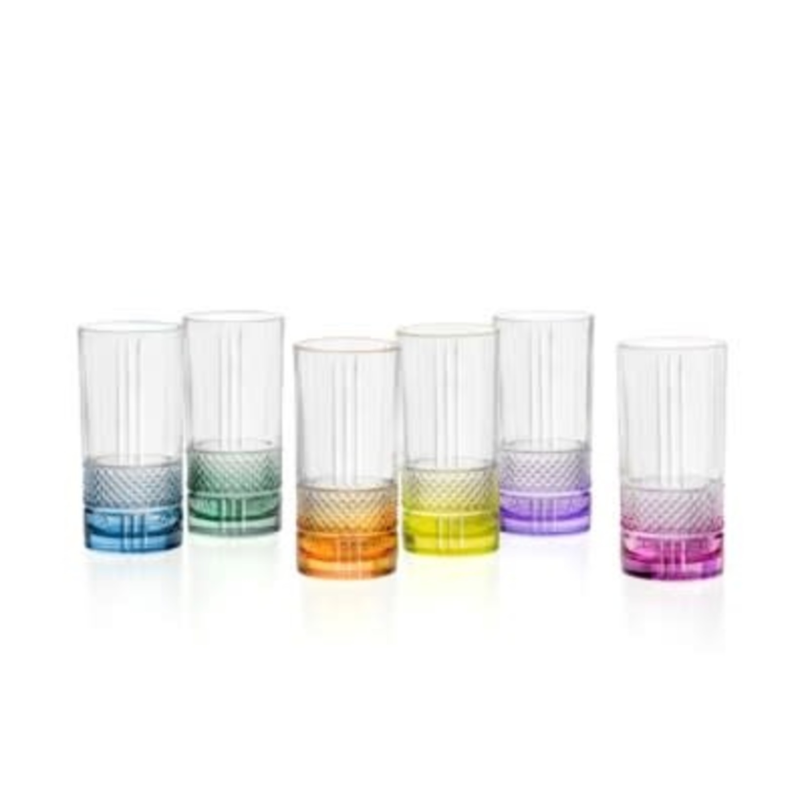 RCR RCR Brillante Colour HB Tumbler Set of 6