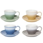 HEIRLOOM HEIRLOOM Espresso Cup & Saucer Set/4 - Mineral