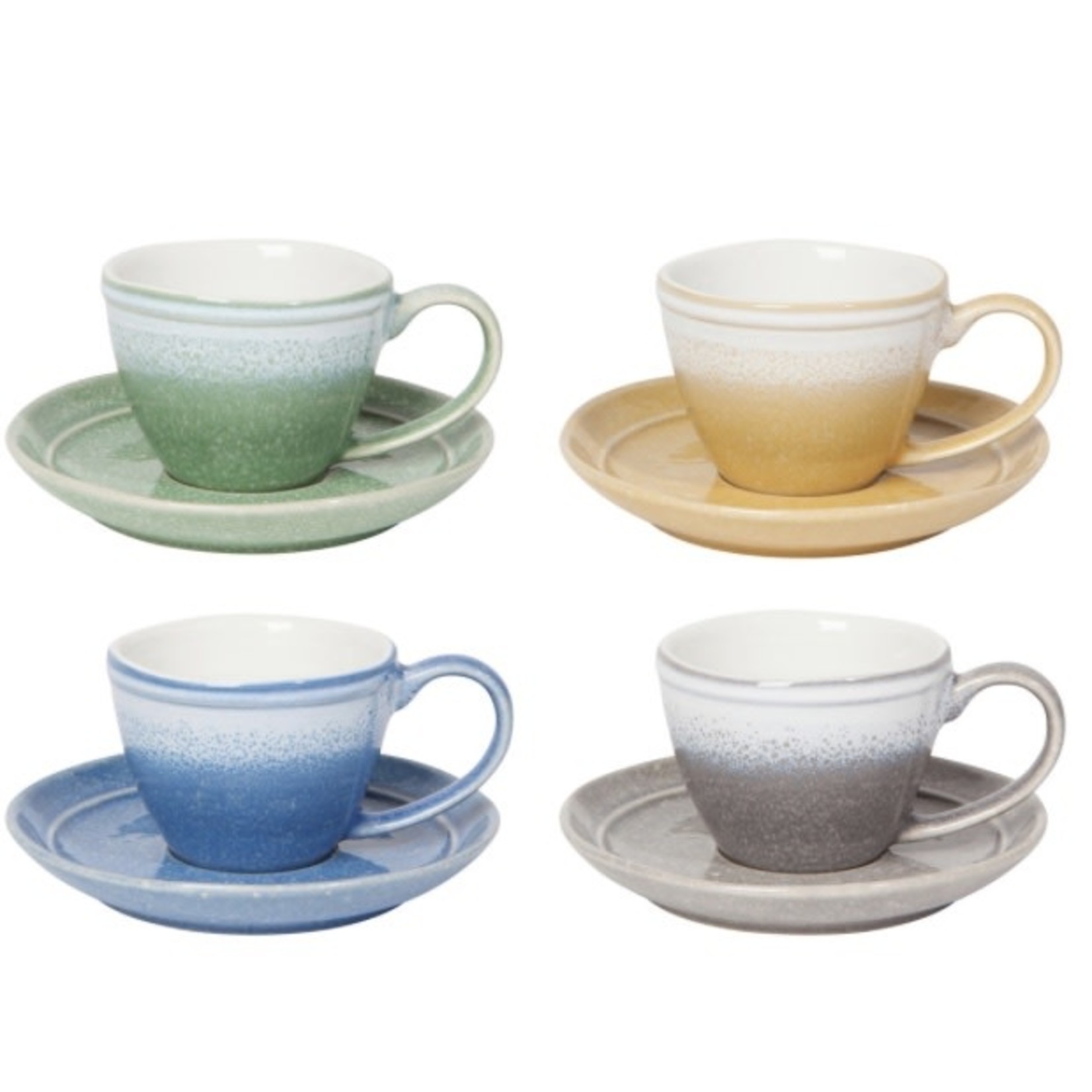 HEIRLOOM By Danica HEIRLOOM Espresso Cup & Saucer Set/4 - Mineral