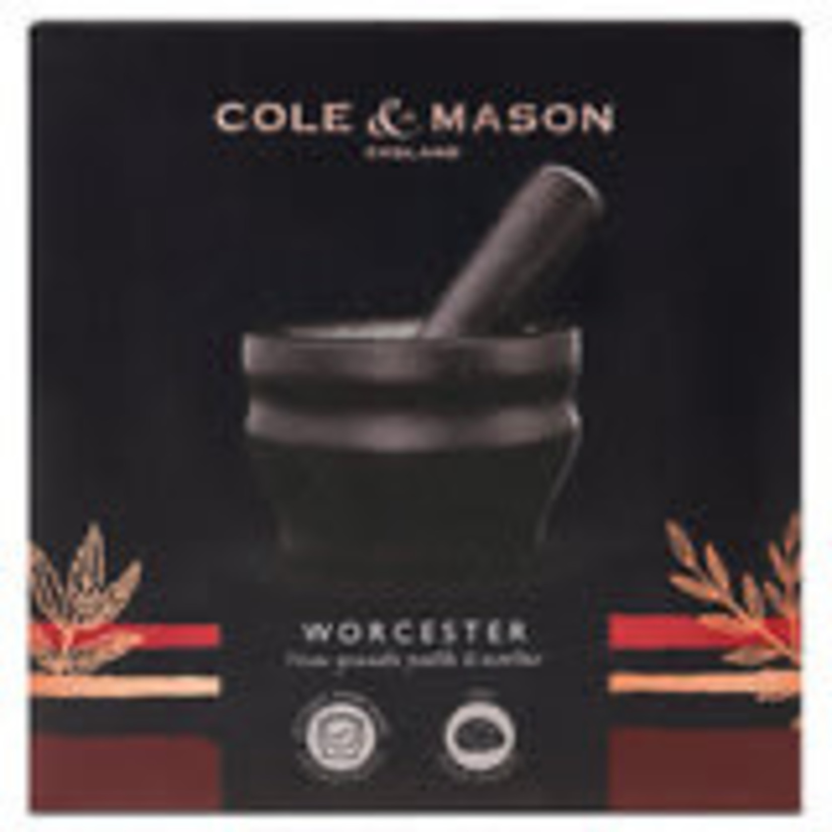 COLE & MASON COLE & MASON  Large Mortar & Pestle - Granite